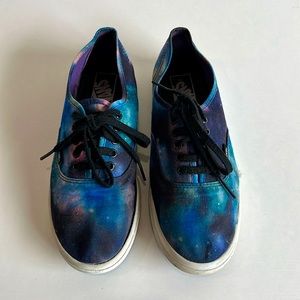 Vans Cosmic Galaxy Shoes 8.5
